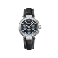 NEWPORT - CHRONO AUTOMATIQUE - ACIER & CUIR