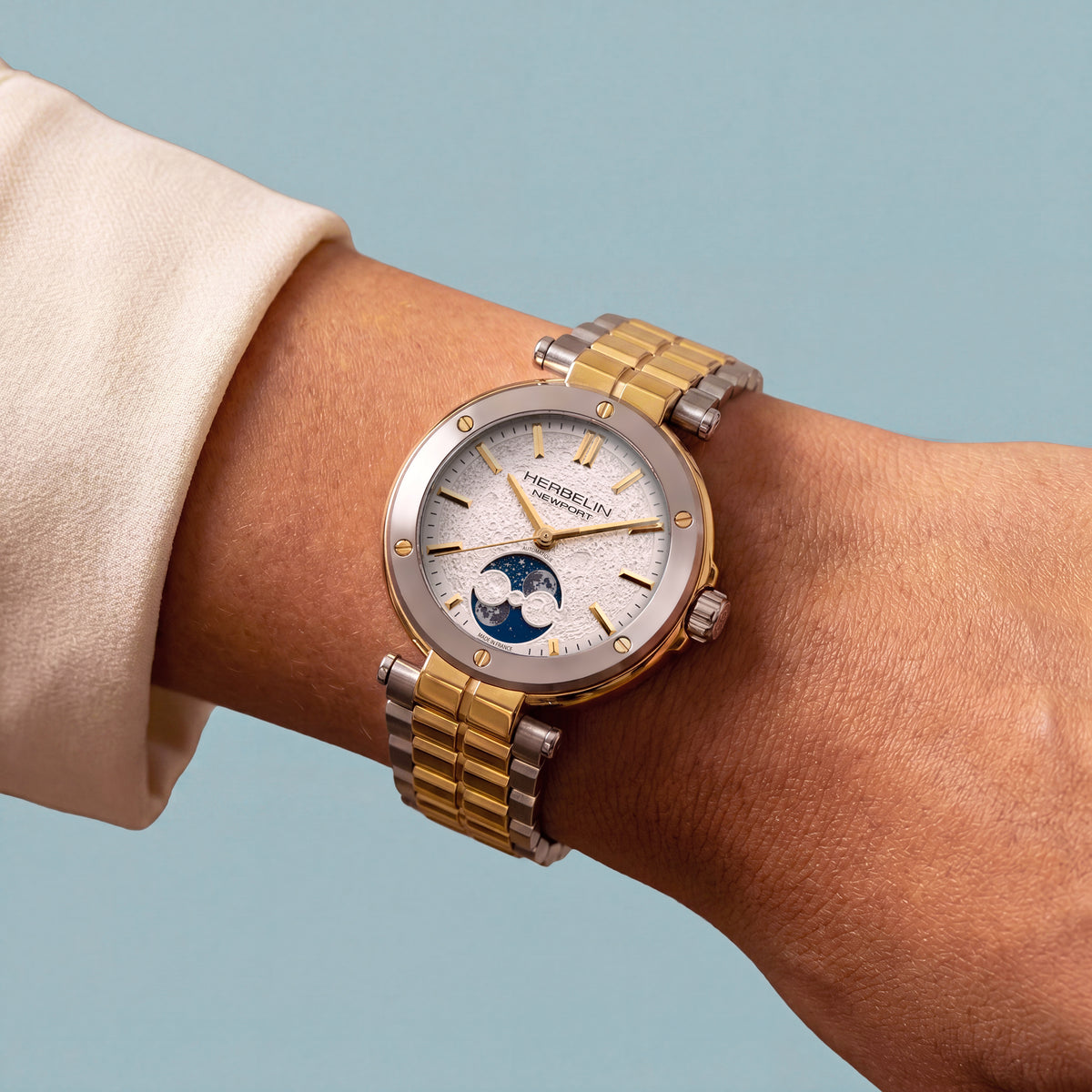 ⁣⁢NEWPORT - AUTOMATICO LADY FASI LUNARI - BICOLORE⁤⁣