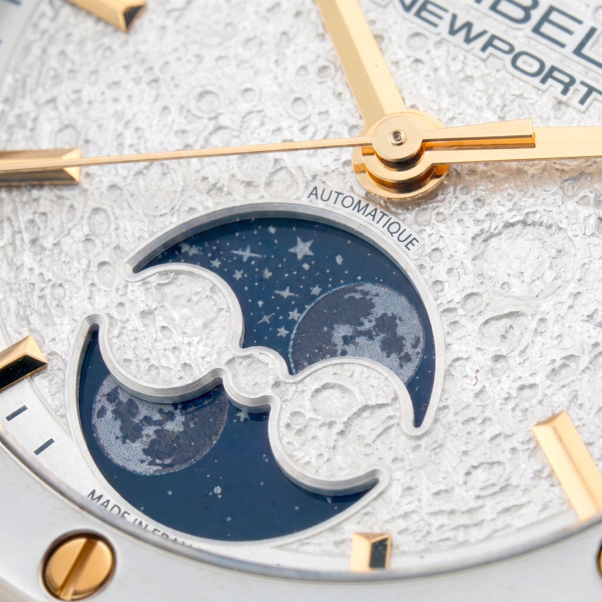 NEWPORT - AUTOMATIQUE LADY PHASES DE LUNE - BICOLORE