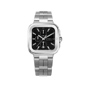 ⁣⁢CAP CAMARAT - SQUARE CHRONOGRAPH - SORT &amp; STÅL⁤⁣