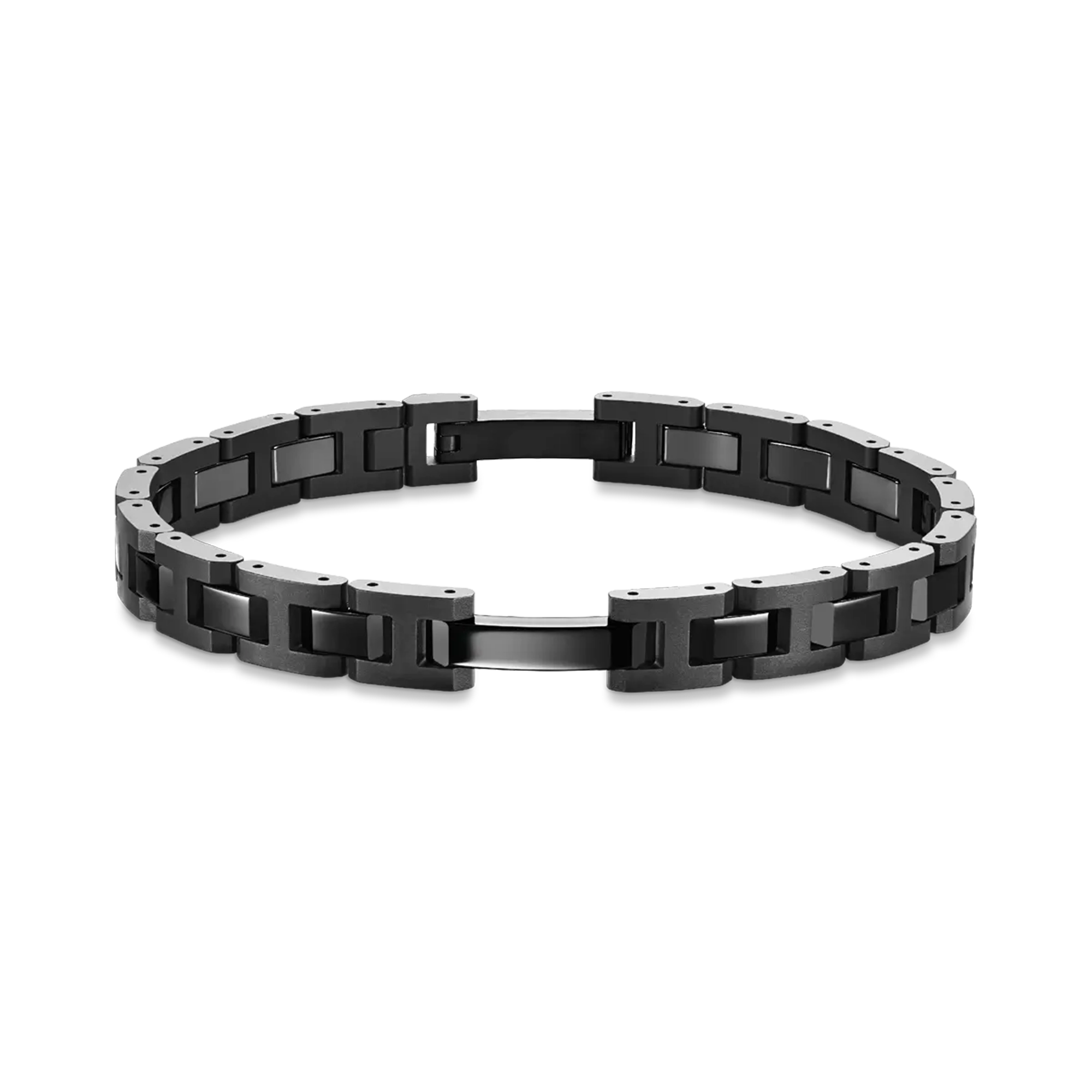 Bracelet Cap Camarat en céramique noire