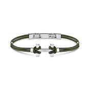 BRACELET AMARRAGE - ACIER - KAKI