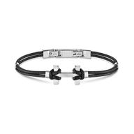 BRACELET AMARRAGE - ACIER - NOIR