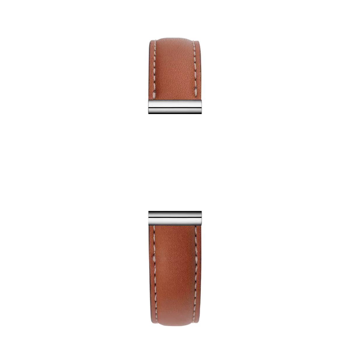 ⁣⁢Pulsera Antarès sencilla de piel camel⁤⁣