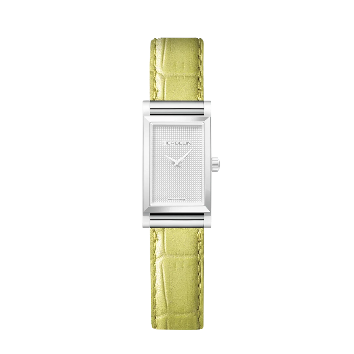 ⁣⁢Bracciale Antarès singolo in pelle effetto coccodrillo⁤⁣