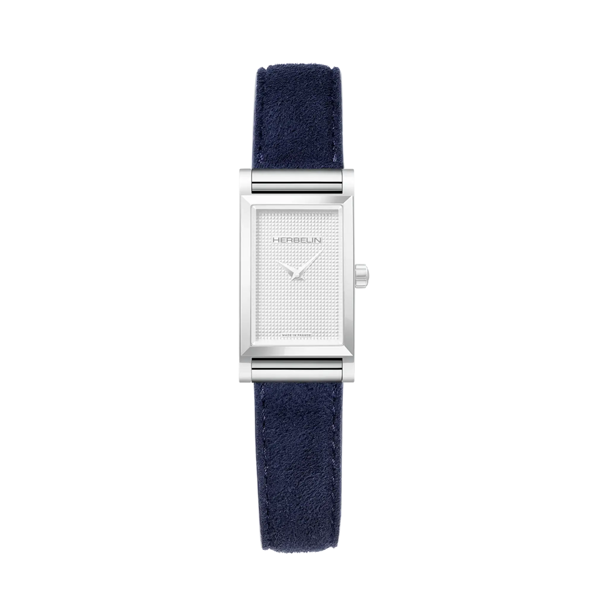 ⁣⁢Brazalete Antarès simple de piel azul⁤⁣
