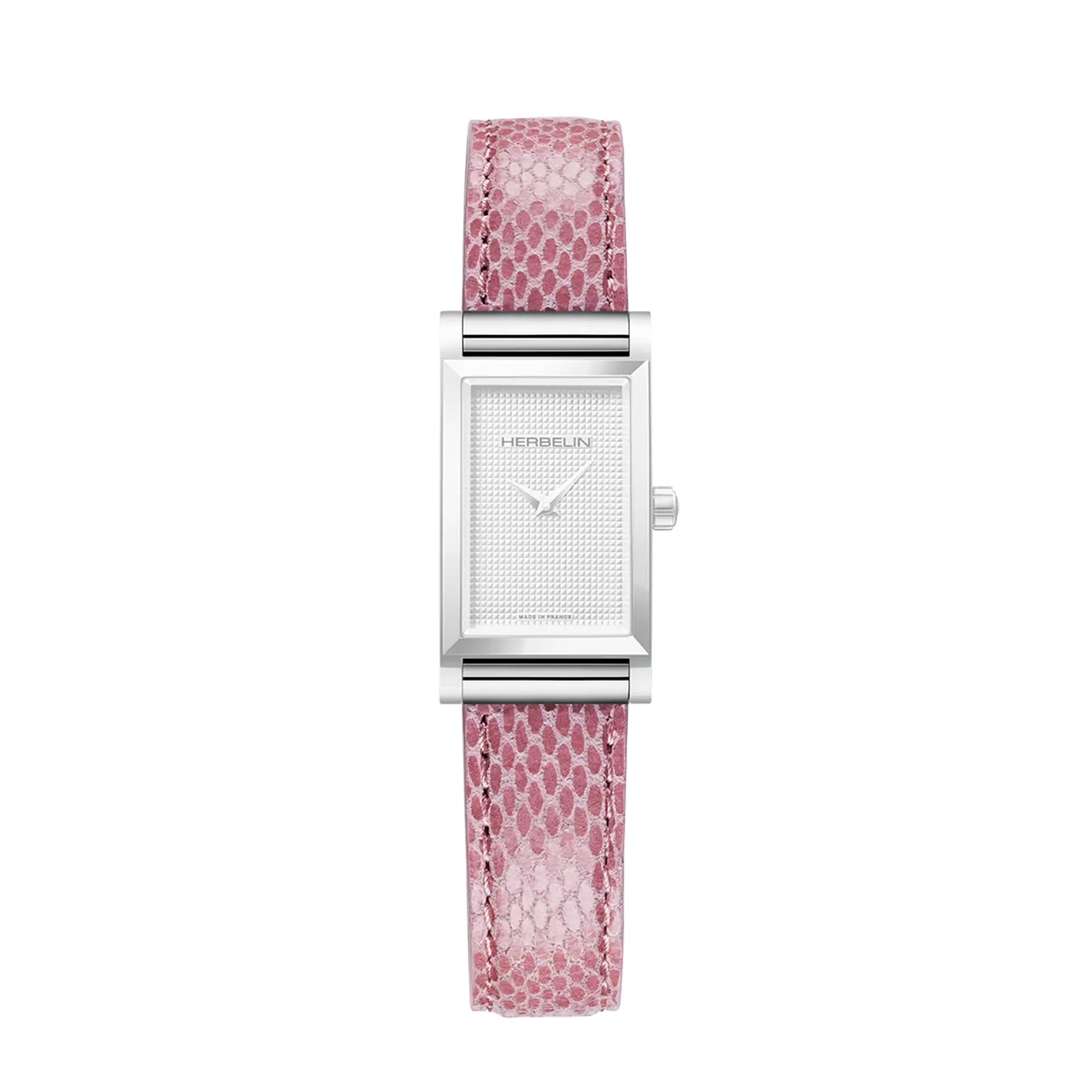 Bracelet Antarès simple en cuir rose