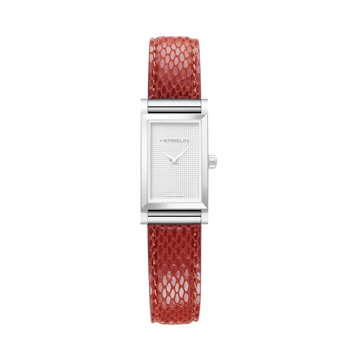 ⁣⁢Brazalete Antarès sencillo en piel roja⁤⁣