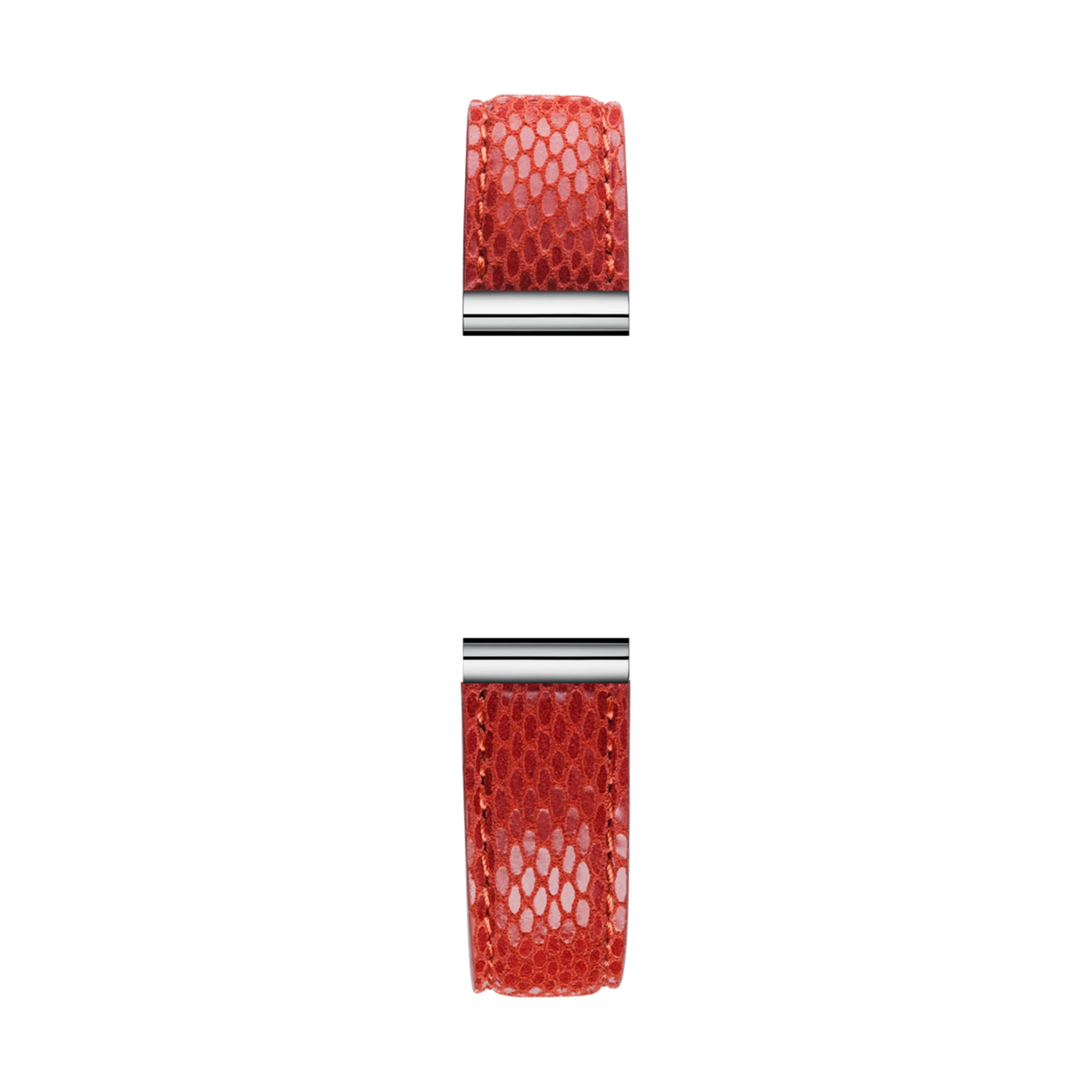 Bracelet Antarès simple en cuir rouge