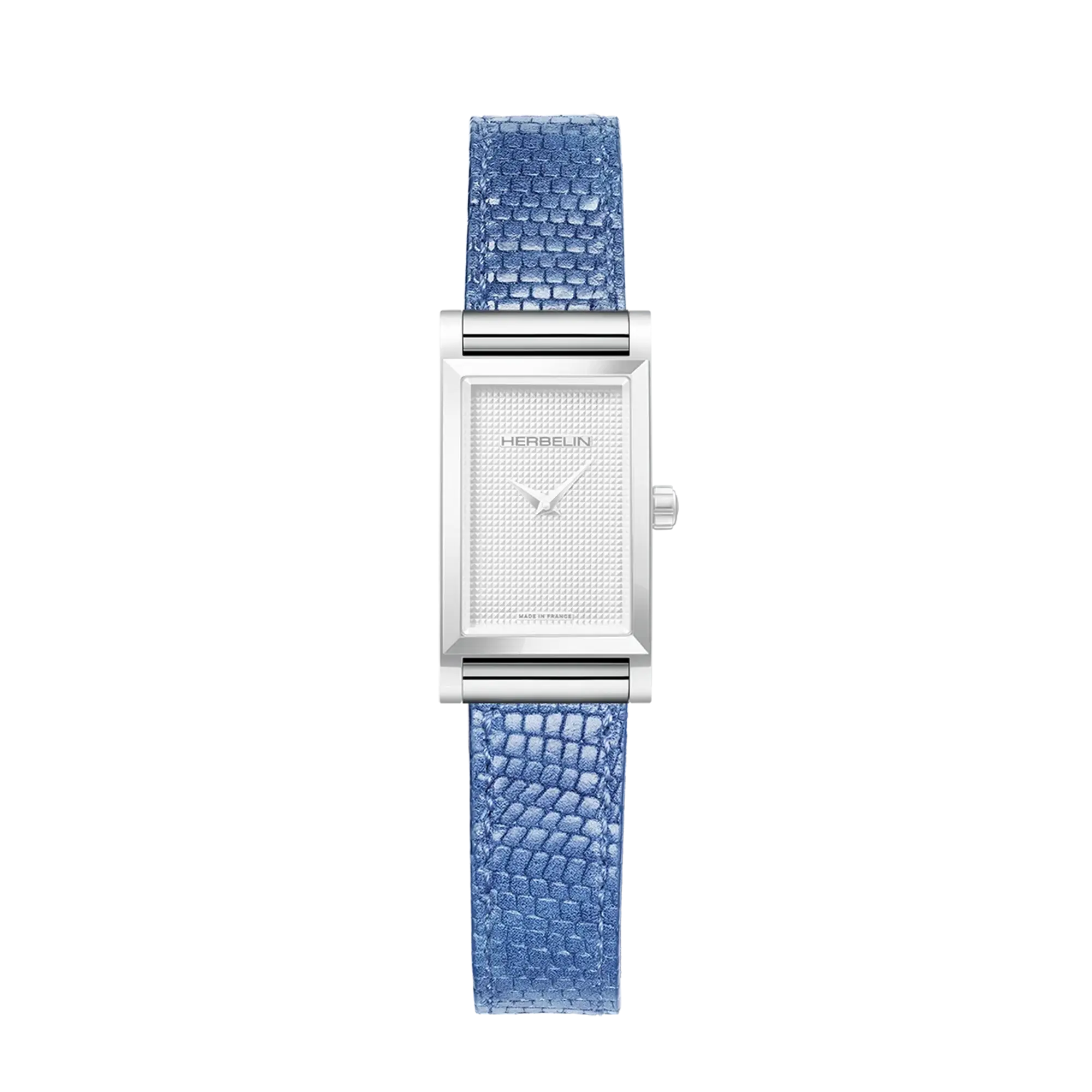 Bracelet Antarès simple en cuir bleu