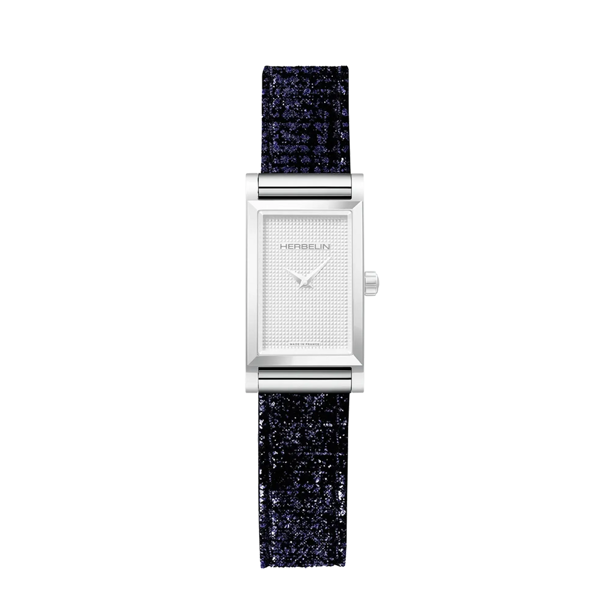 ⁣⁢Brazalete Antarès simple de piel azul⁤⁣