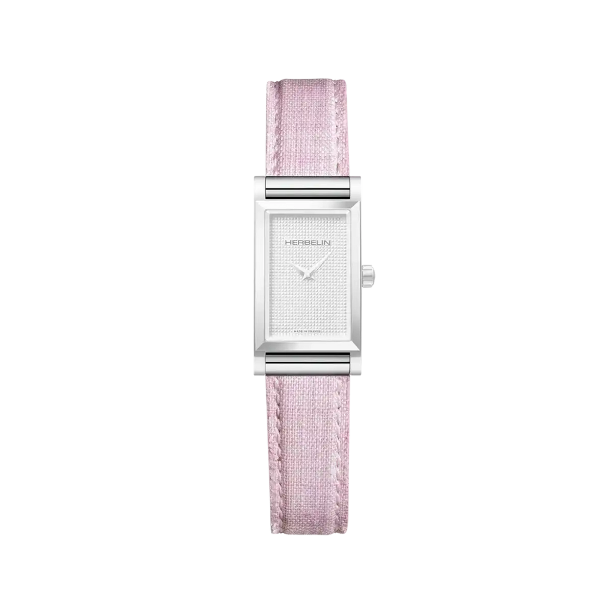 ⁣⁢Brazalete Antarès simple de lino rosa⁤⁣