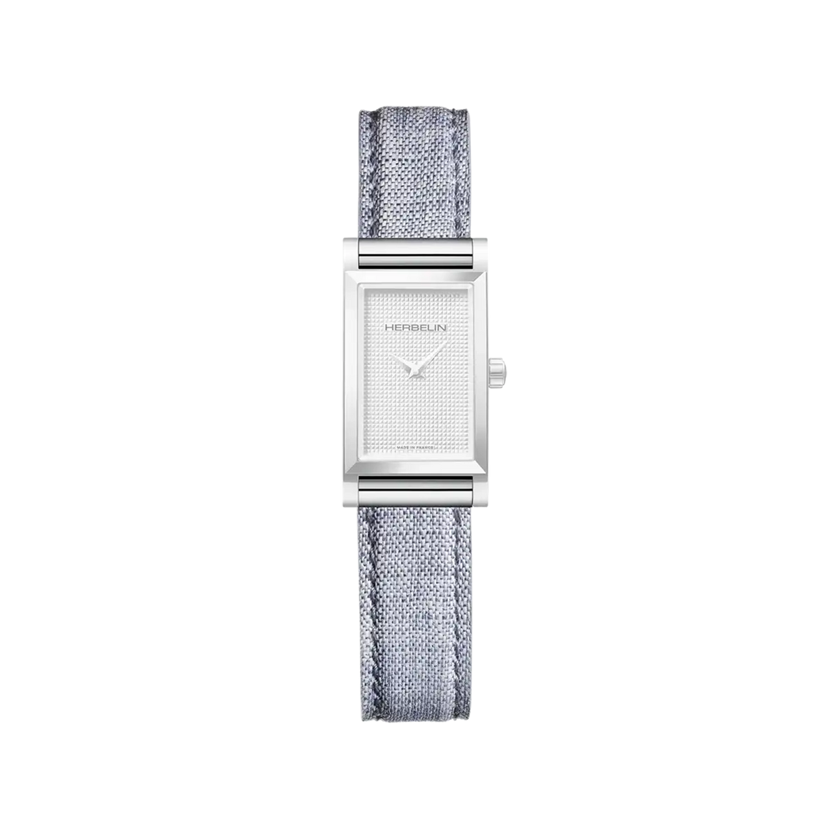 ⁣⁢Bracciale Antarès semplice in lino blu⁤⁣