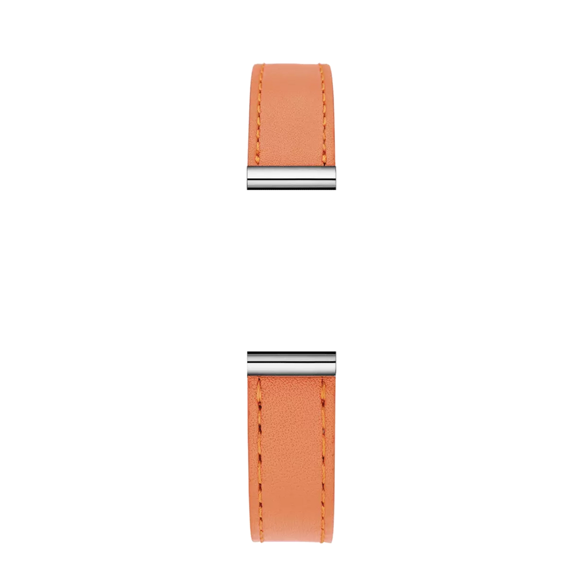 ⁣⁢Brazalete Antarès sencillo de piel naranja⁤⁣