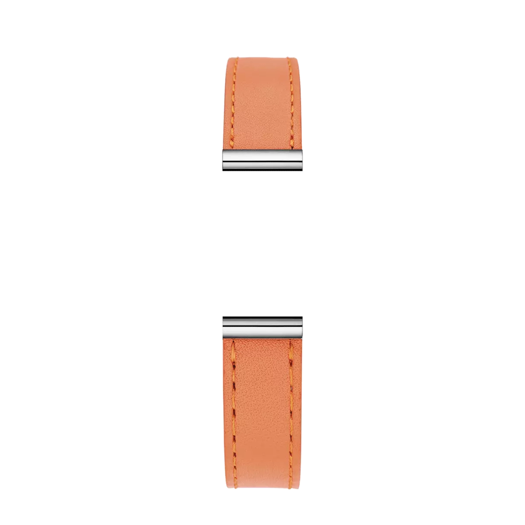 Bracelet Antarès simple en cuir orange
