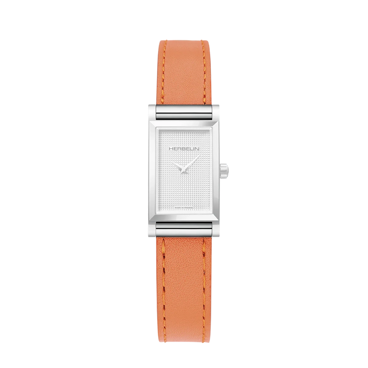 ⁣⁢Brazalete Antarès sencillo de piel naranja⁤⁣