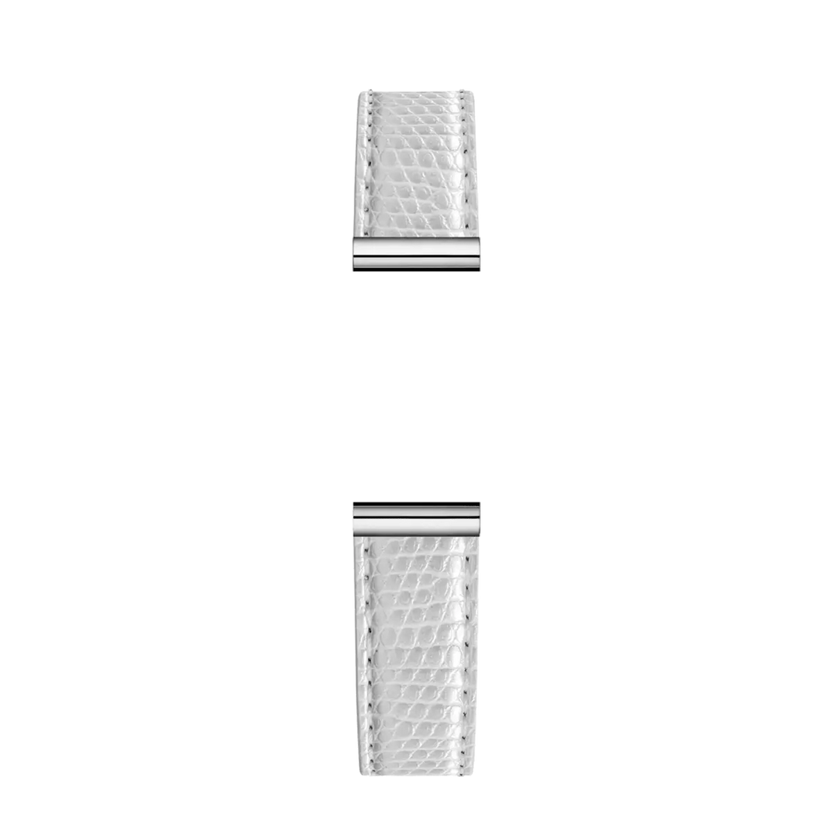 ⁣⁢Brazalete Antarès simple en iguana blanco⁤⁣