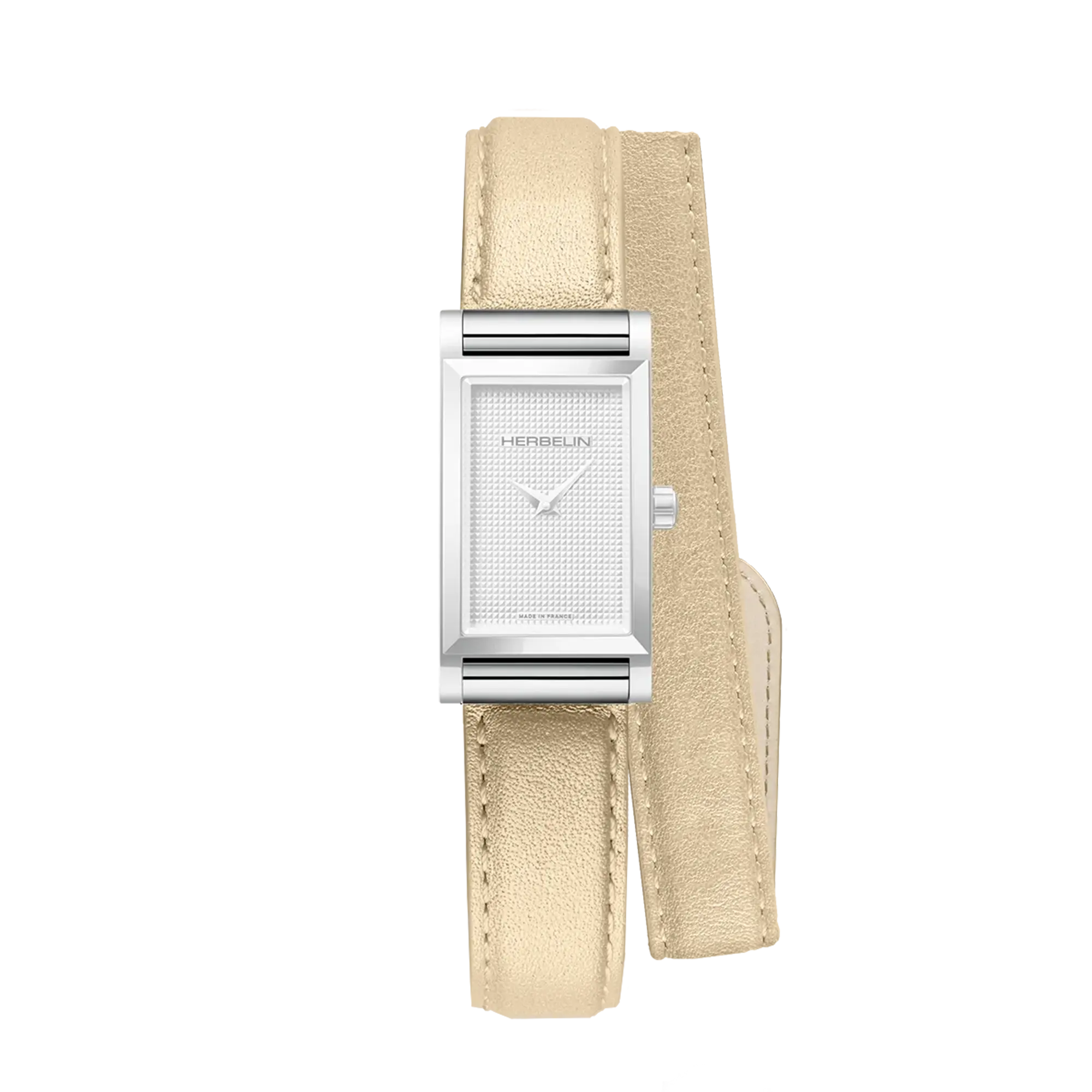 Bracelet Antarès double en cuir