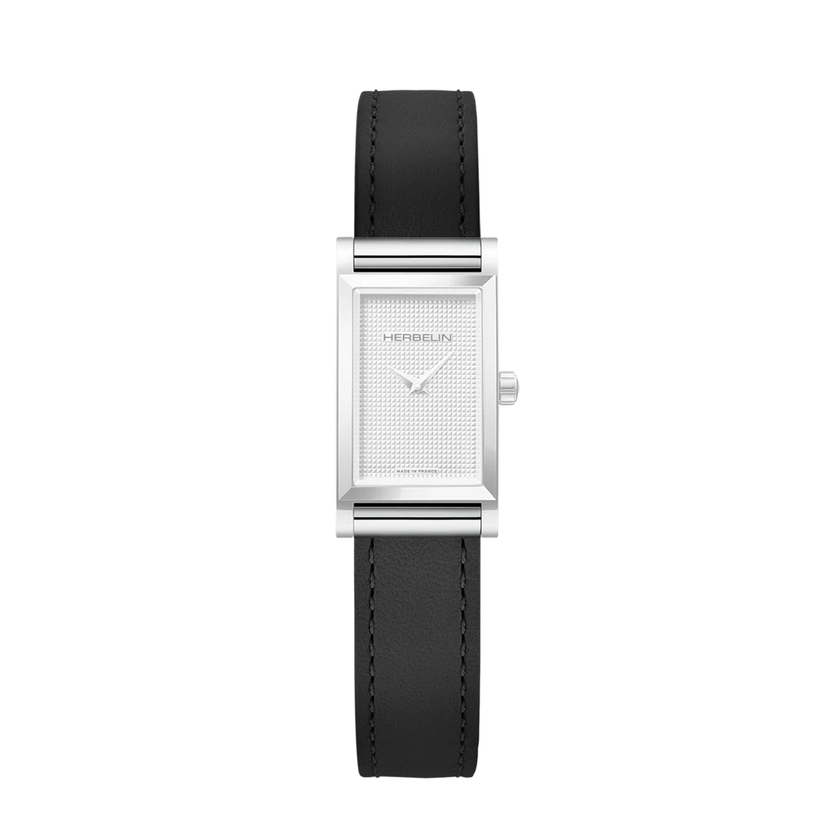 ⁣⁢Pulsera Antarès sencilla de piel negra⁤⁣