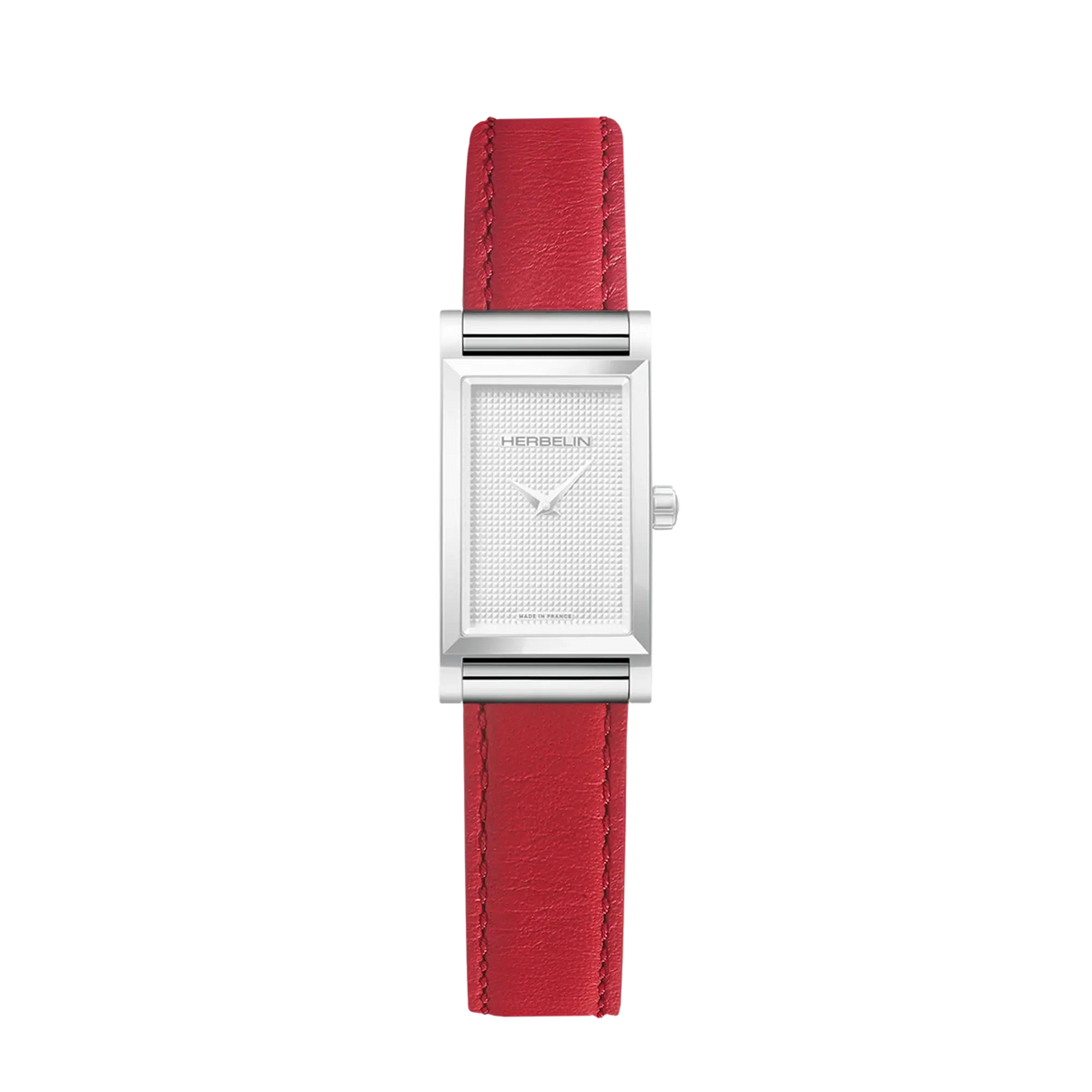⁣⁢Brazalete Antarès sencillo en piel roja⁤⁣