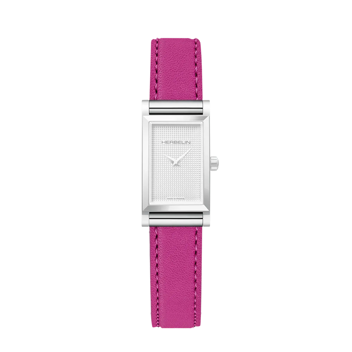 ⁣⁢Antarès Simple Pink Leather Bracelet⁤⁣