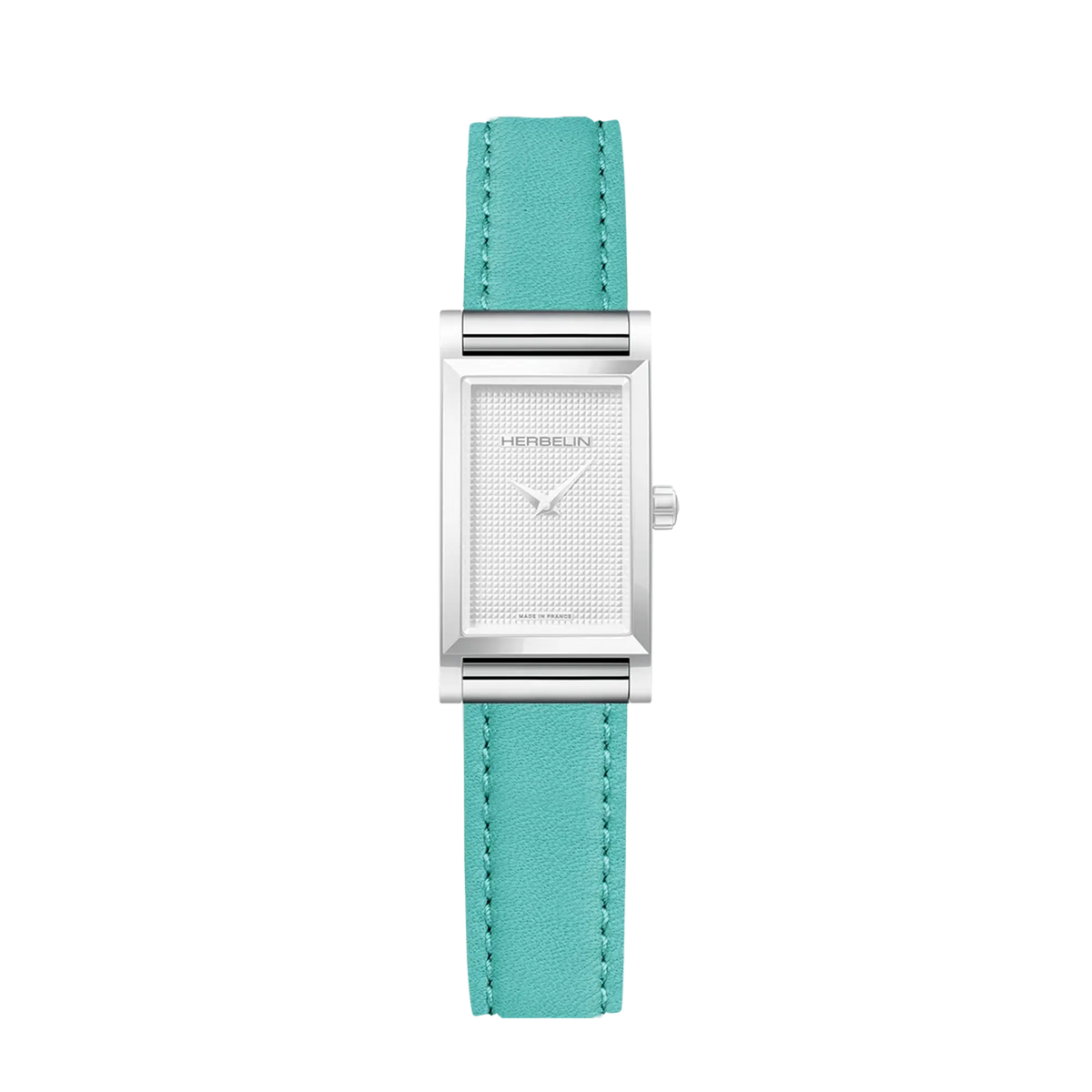 ⁣⁢Antarès simple strap in blue leather⁤⁣