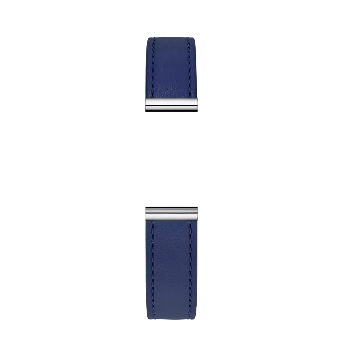 ⁣⁢Brazalete Antarès simple de piel azul⁤⁣