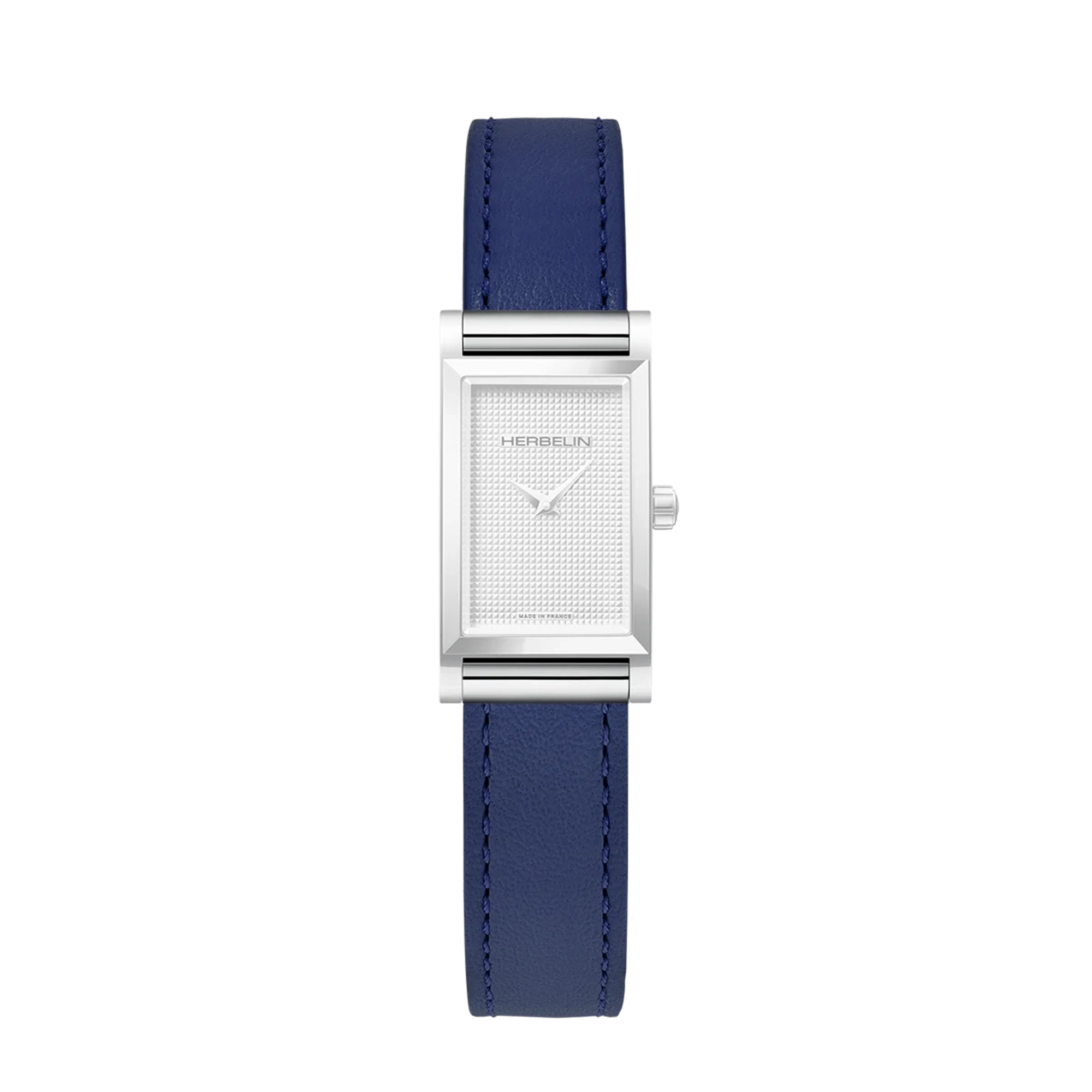 Bracelet Antarès simple en cuir bleu