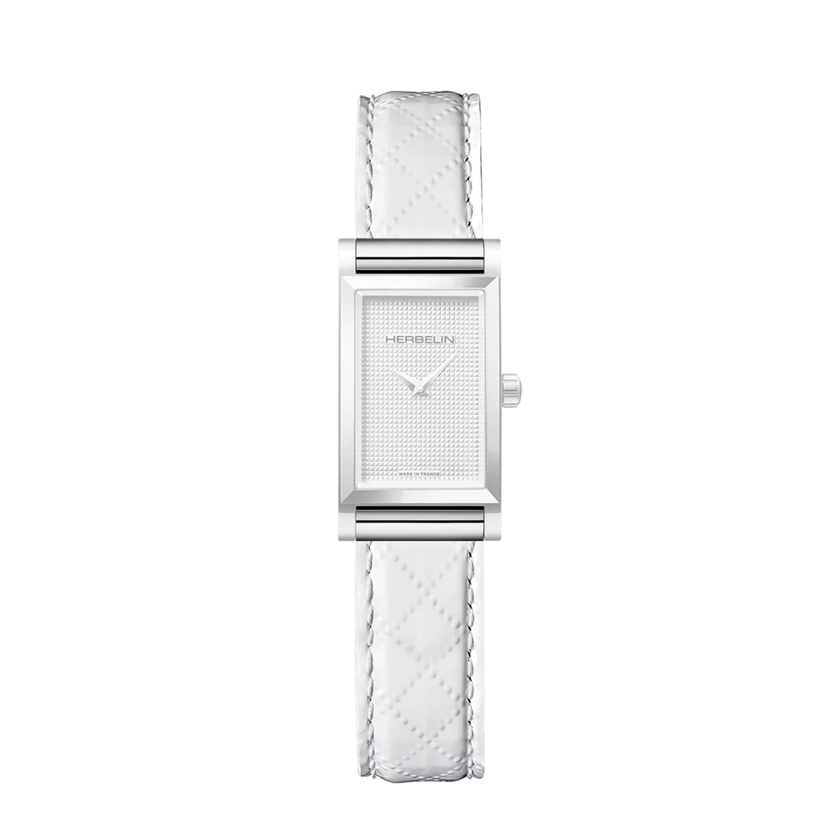 ⁣⁢Brazalete Antarès sencillo de piel blanca⁤⁣