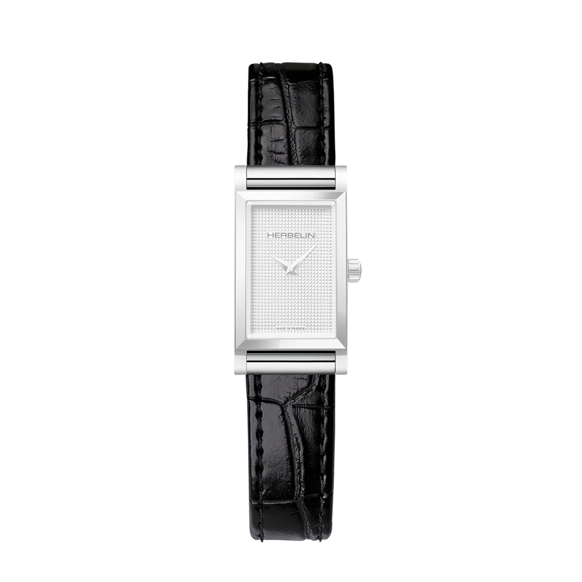 ⁣⁢Pulsera Antarès sencilla de piel negra⁤⁣