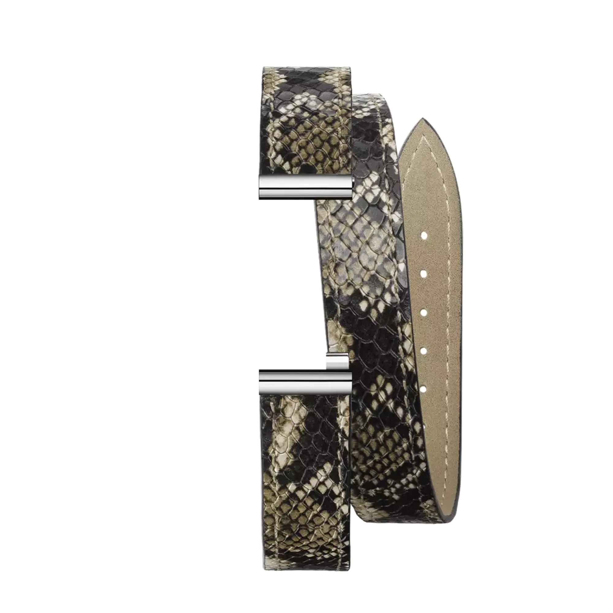Bracelet Antarès double en cuir