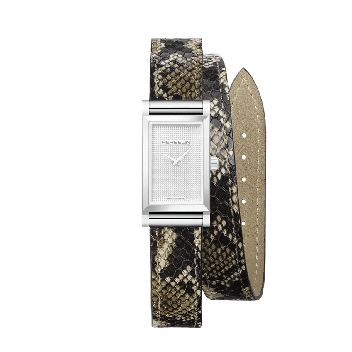 ⁣⁢Bracciale Antarès doppio in pelle⁤⁣