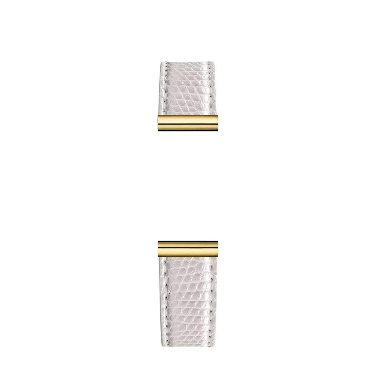 ⁣⁢Brazalete Antarès simple en iguana blanco⁤⁣