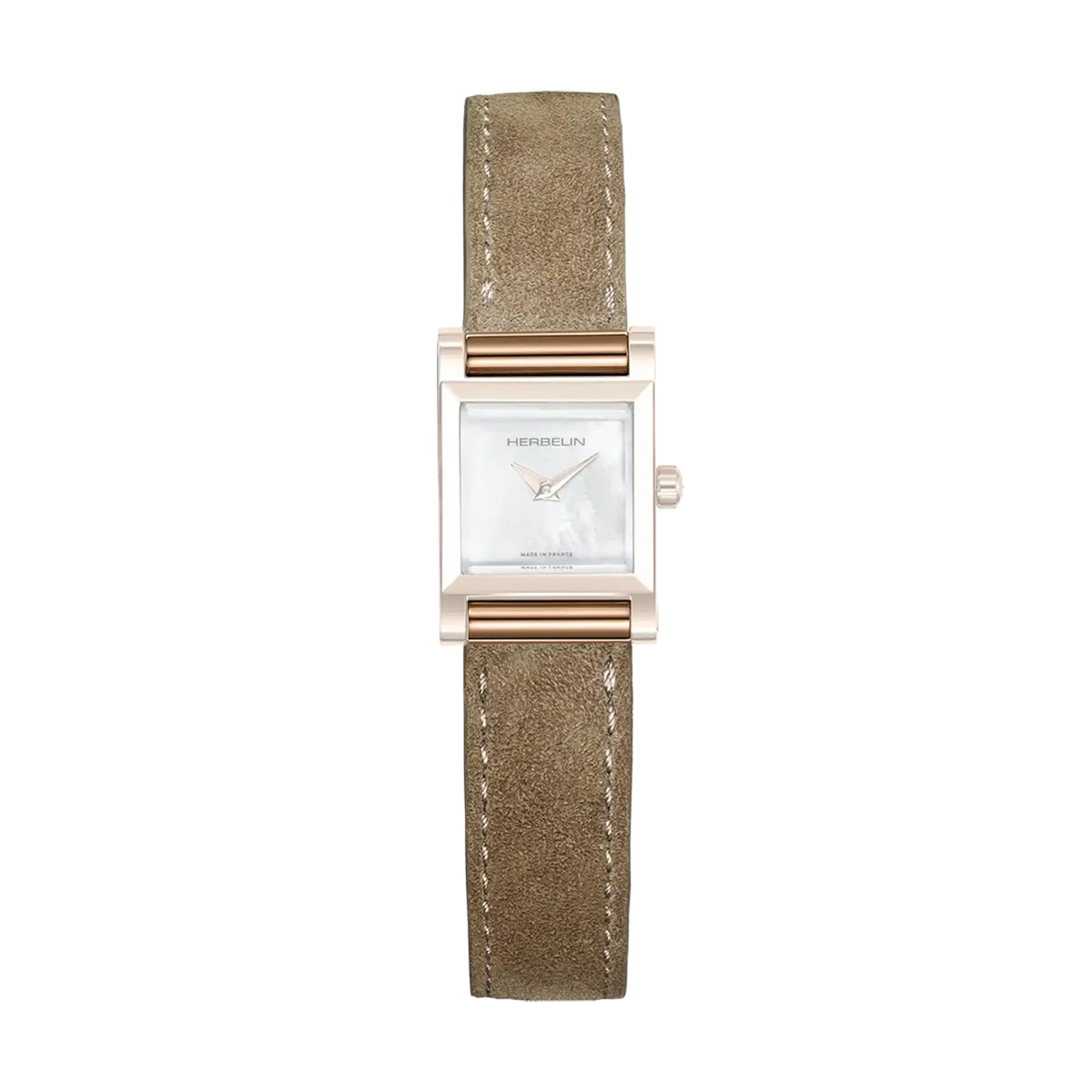 ⁣⁢Bracciale Antarès semplice in camoscio color cammello⁤⁣