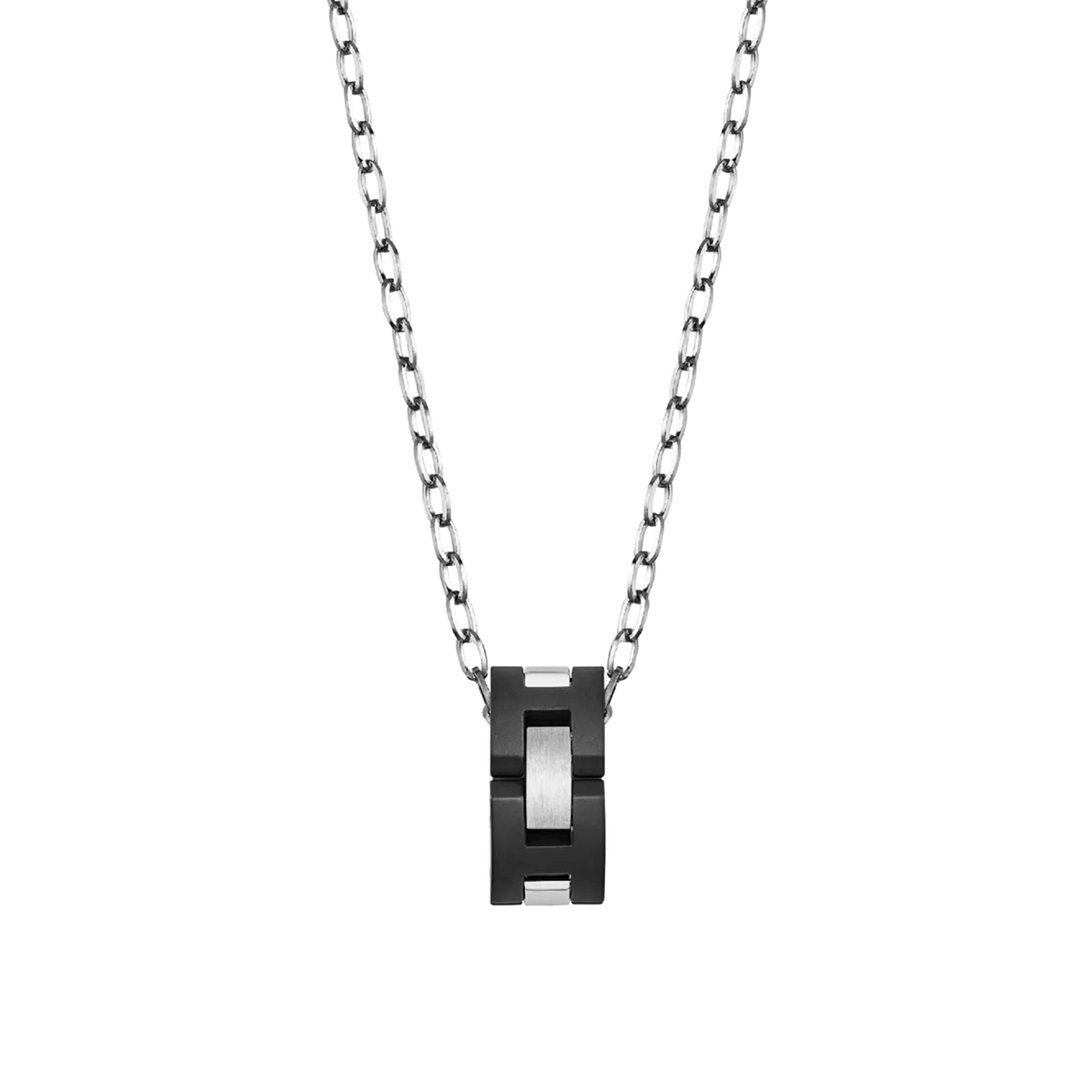 ⁣⁢Collana Cap Camarat in ceramica nera⁤⁣