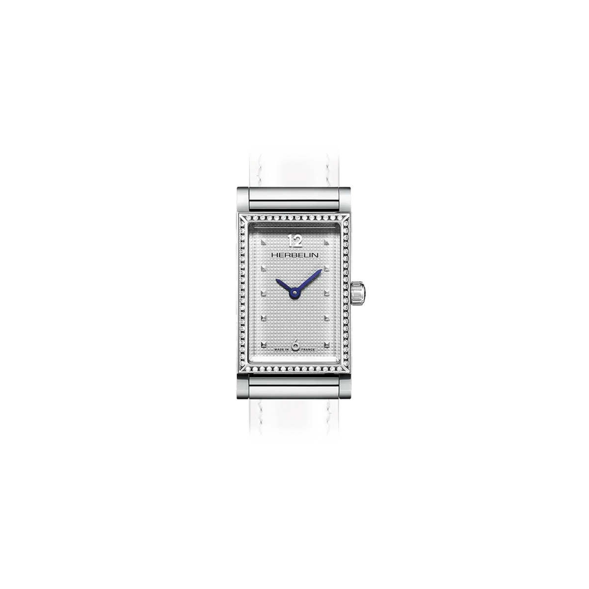 ⁣⁢Antarès, esfera blanca, caja rectangular acero⁤⁣
