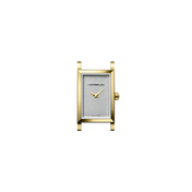 ⁣⁢ANTARÈS - RETTANGOLO - BIANCO &amp; PVD ORO GIALLO⁤⁣