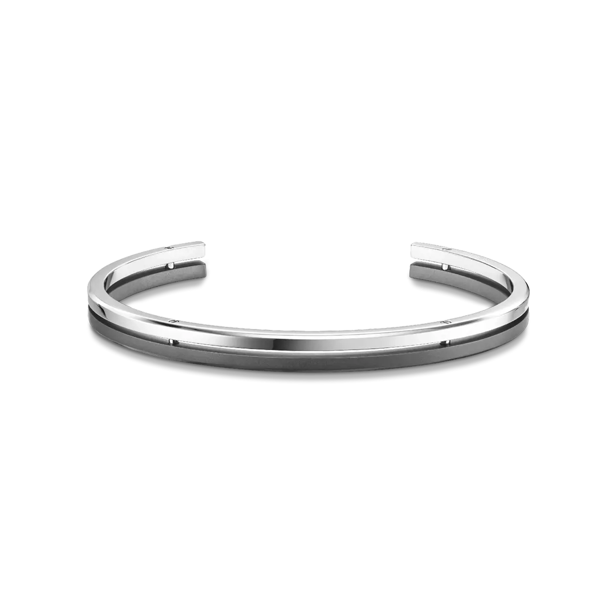 ⁣⁢Newport-armring i titanium⁤⁣