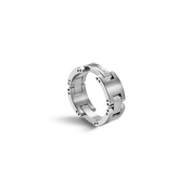 ⁣⁢CAP CAMARAT RING - BØRSTET STÅL⁤⁣