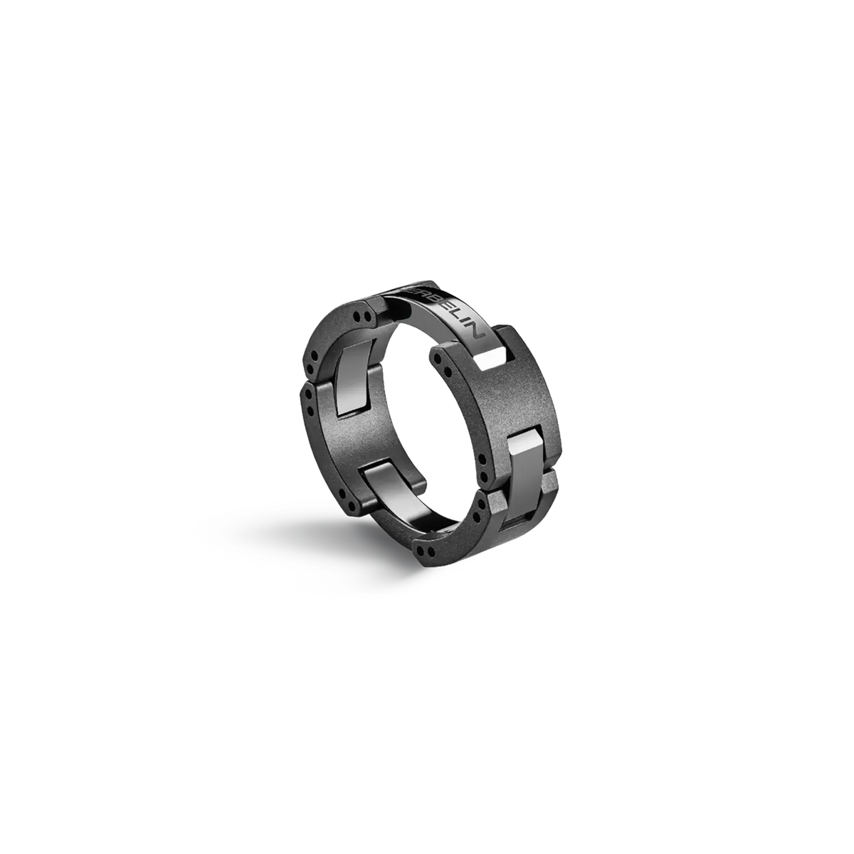 ⁣⁢Anello Cap Camarat in ceramica nera⁤⁣