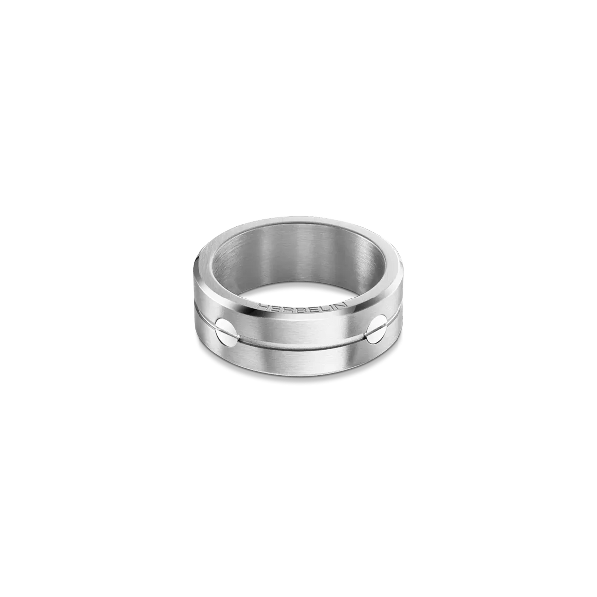 ⁣⁢Anello Newport in acciaio⁤⁣