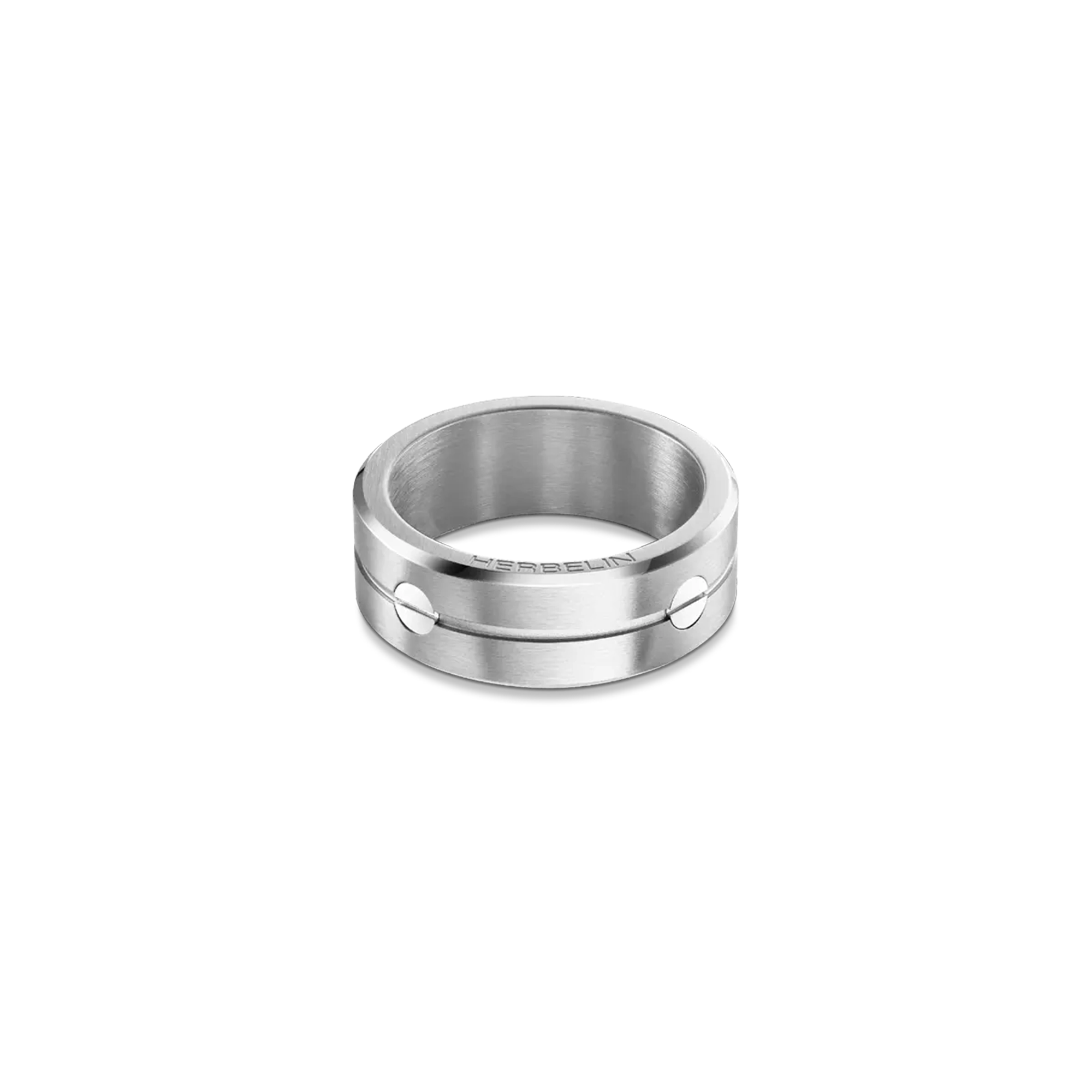 ⁣⁢Newport ring i stål⁤⁣