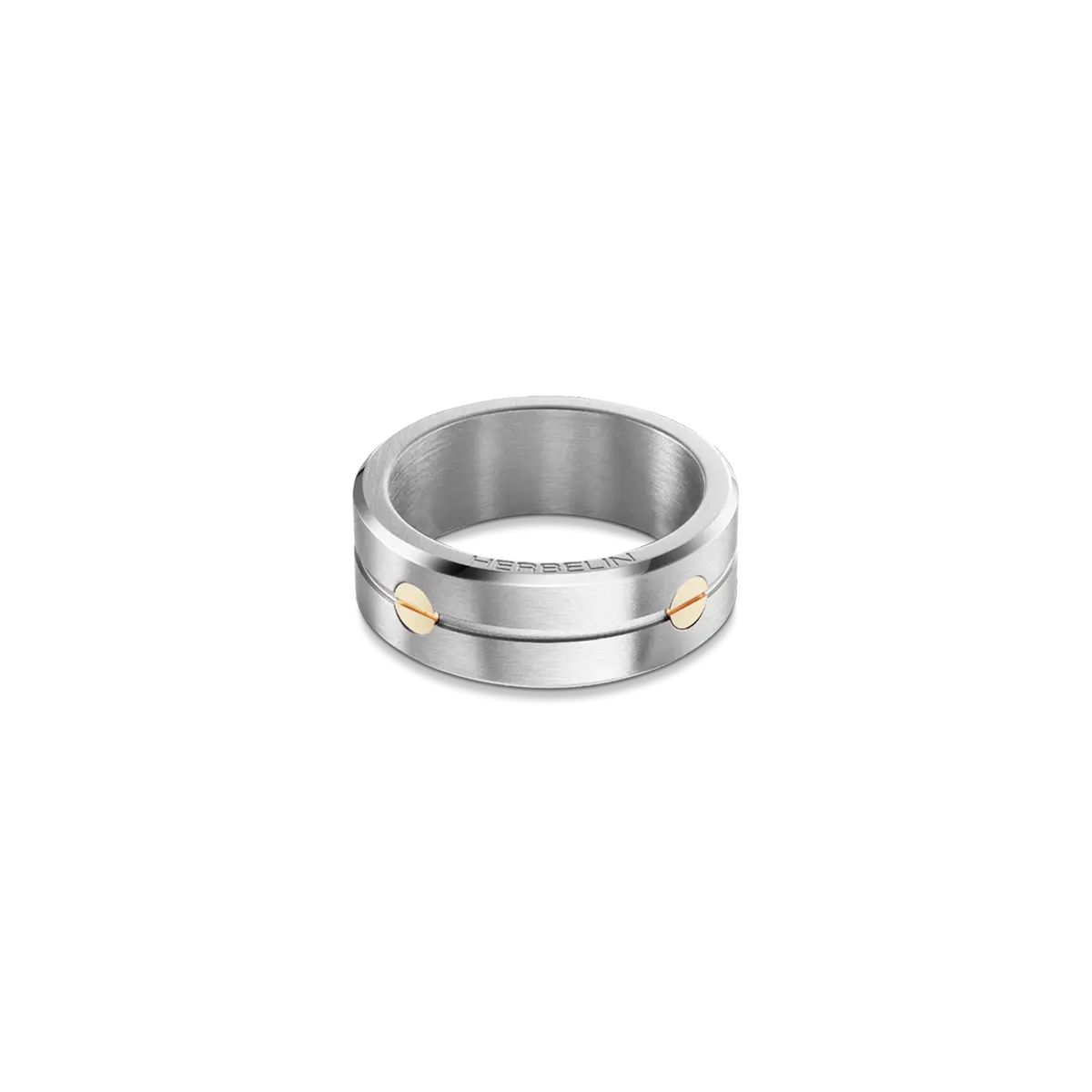 ⁣⁢Anello Newport in acciaio⁤⁣