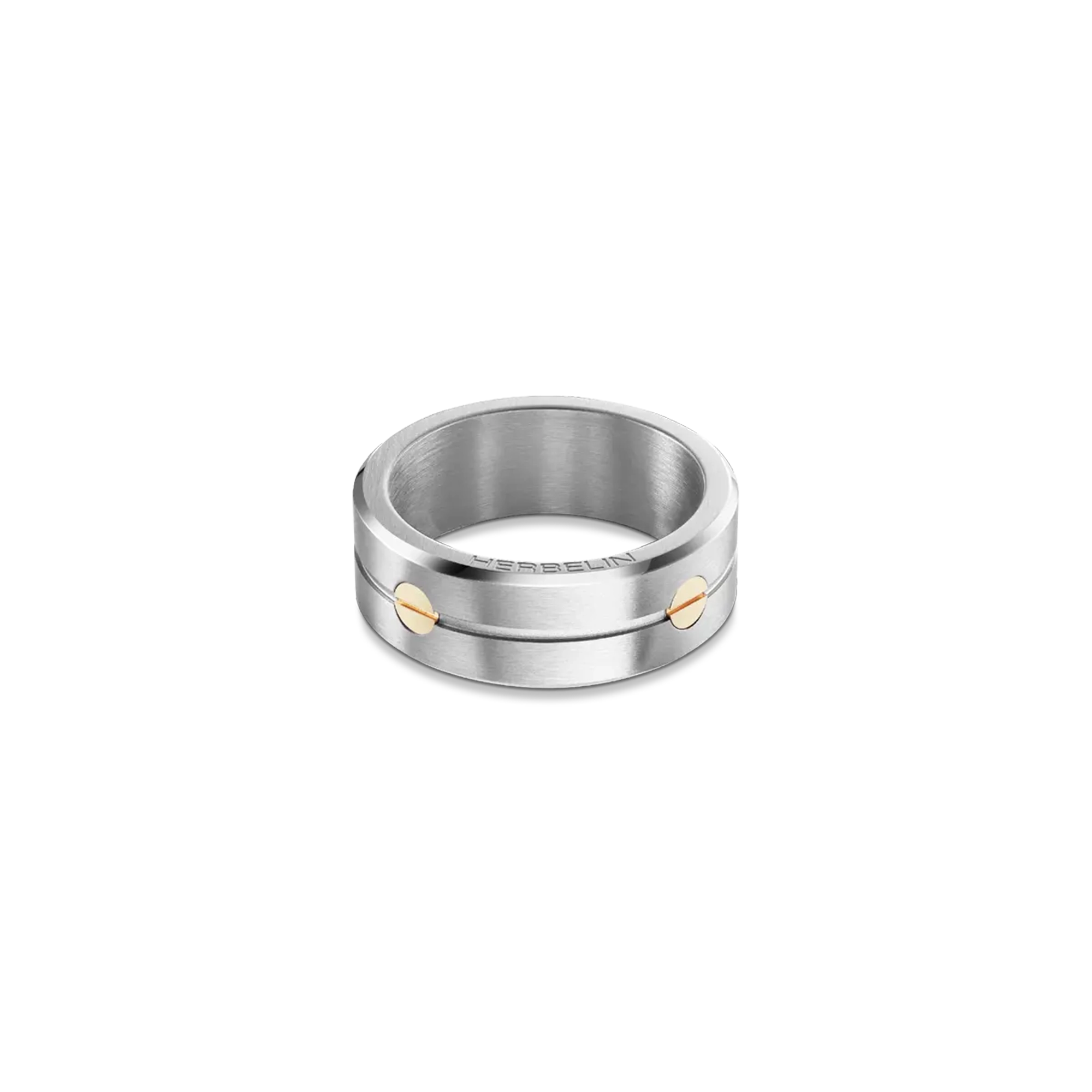 ⁣⁢Newport ring i stål⁤⁣