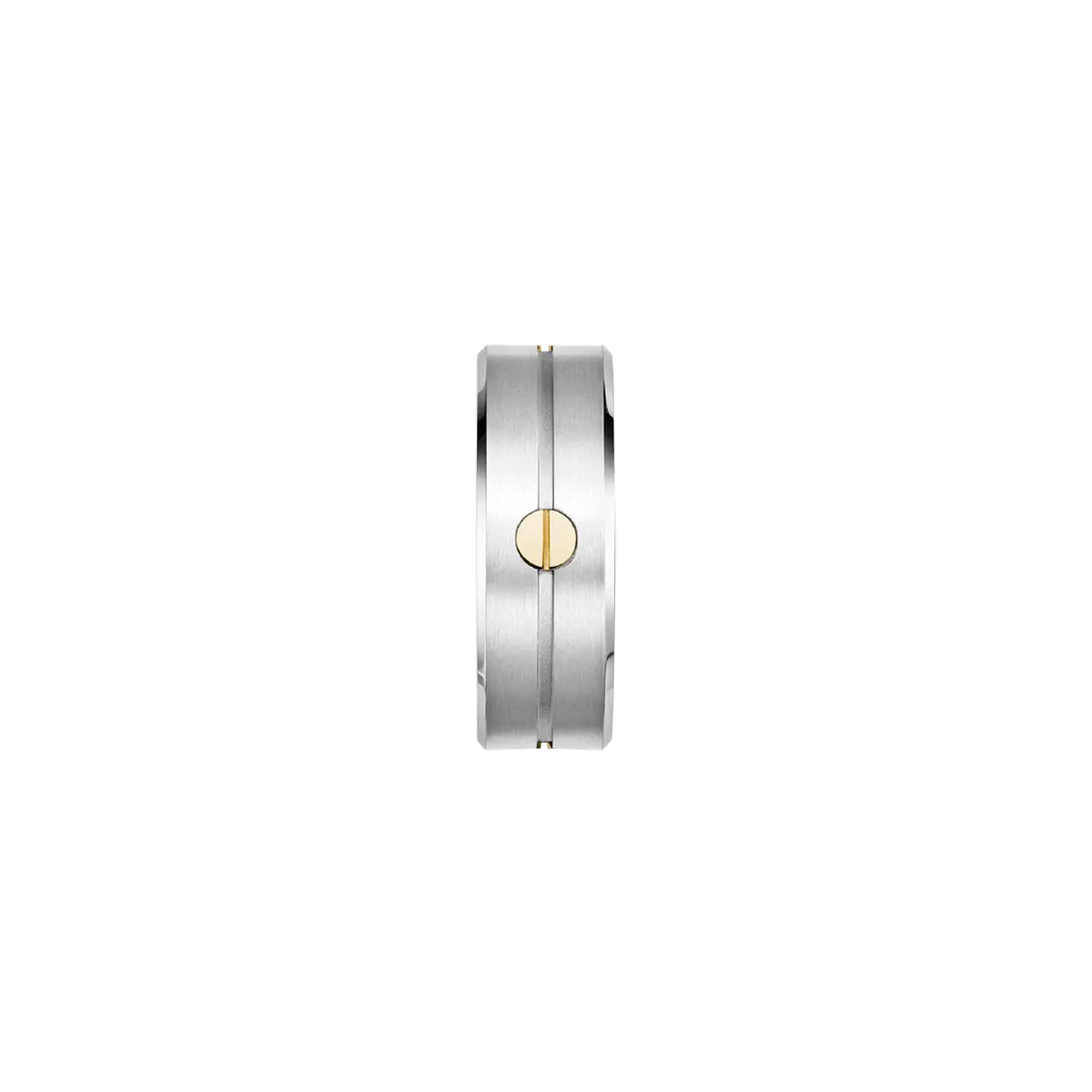 ⁣⁢Detail des Newport-Rings, Stahl⁤⁣