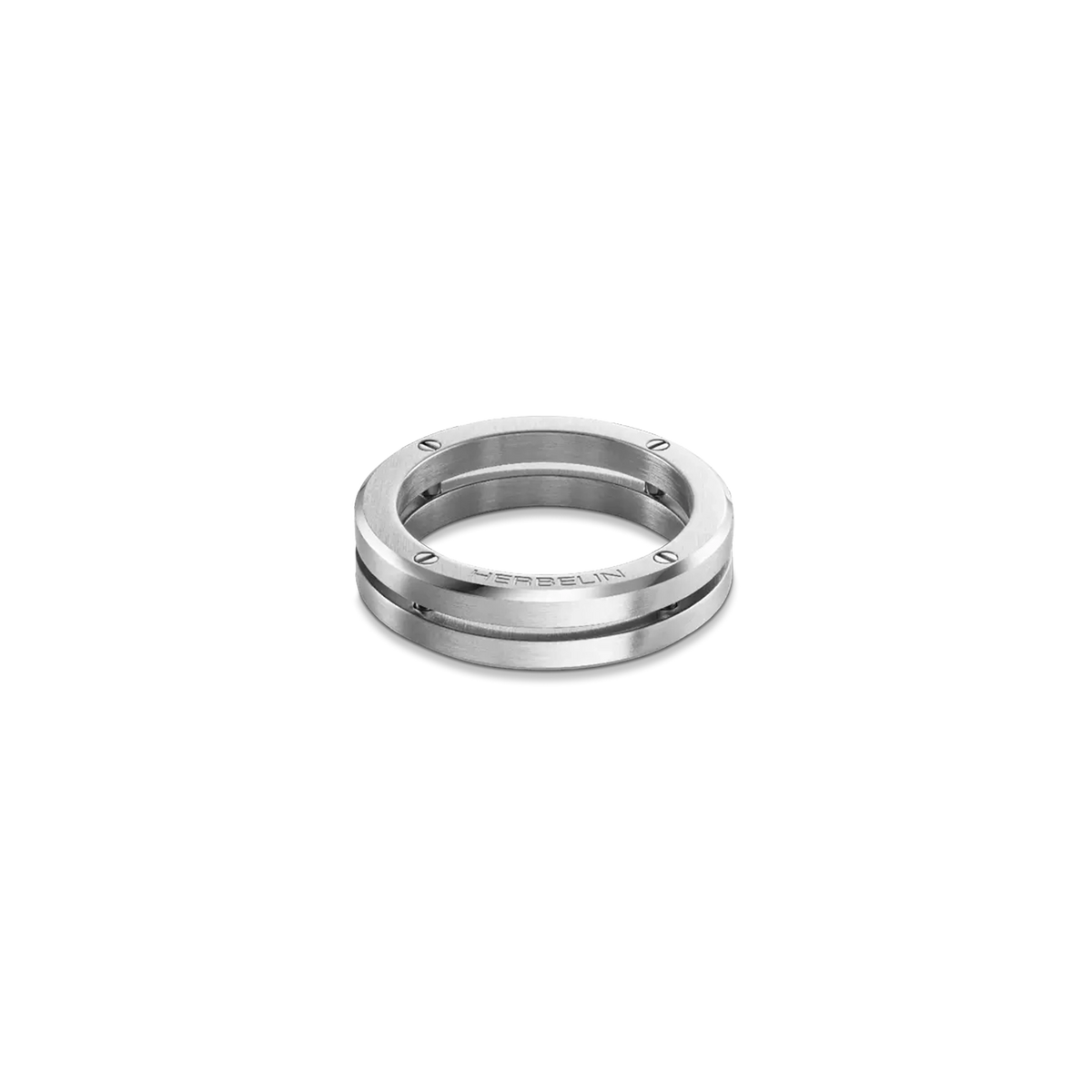 ⁣⁢Anello Newport in acciaio⁤⁣