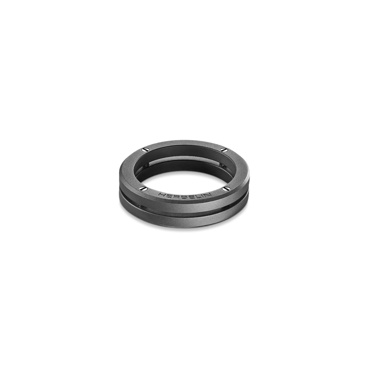 ⁣⁢Anello Newport in titanio⁤⁣