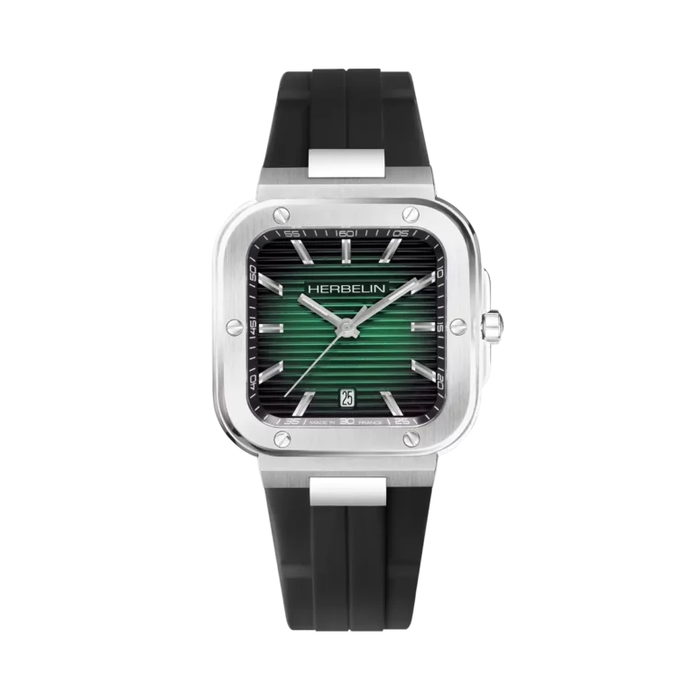 montre herbelin cap camarat cadran vert