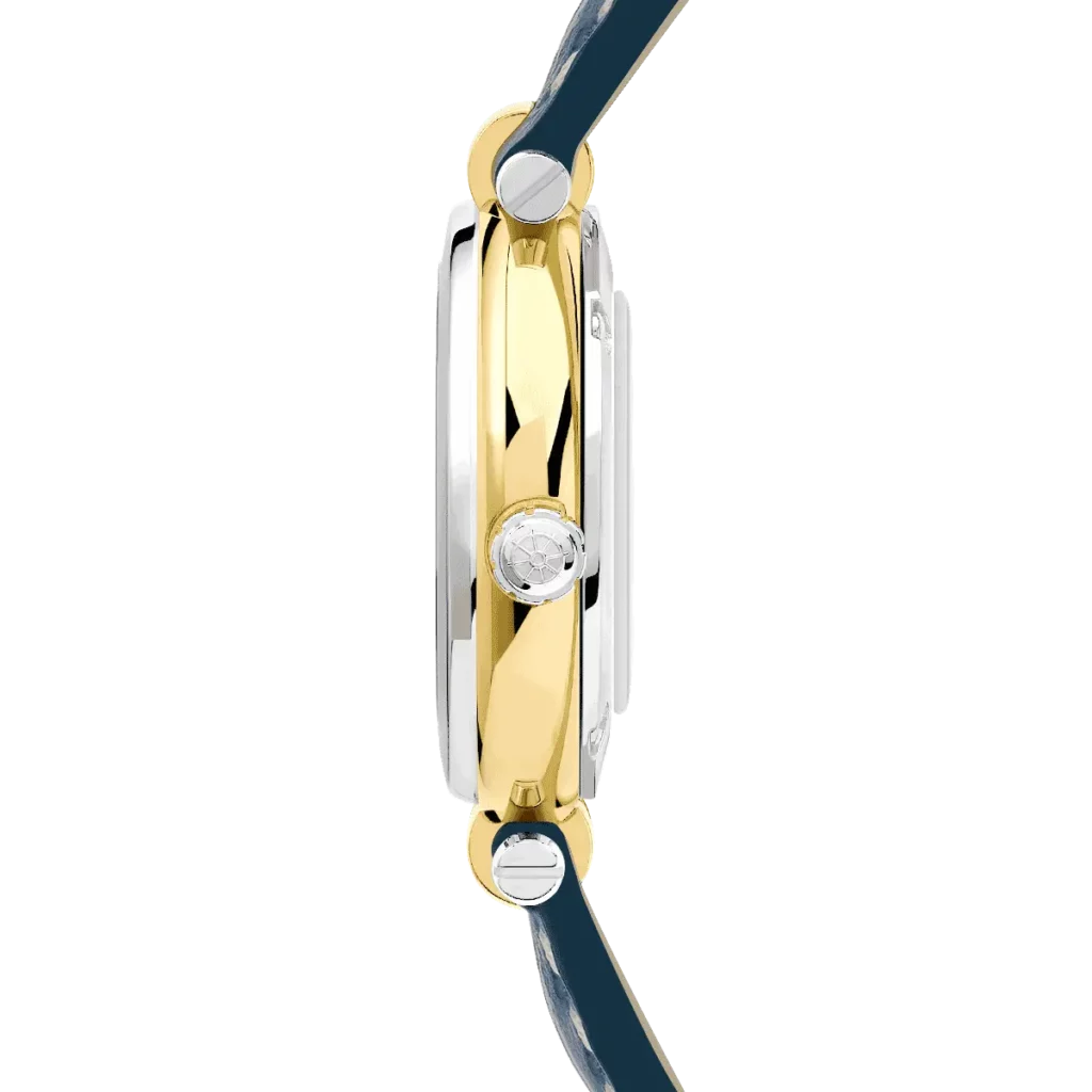 profil montre herbelin bracelet cuir bleu newport