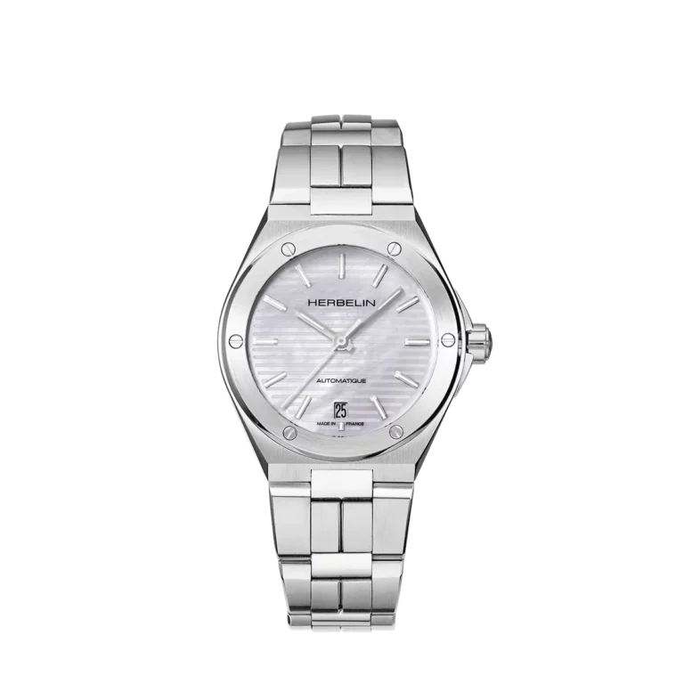 cap camarat automatique herbelin argent acier